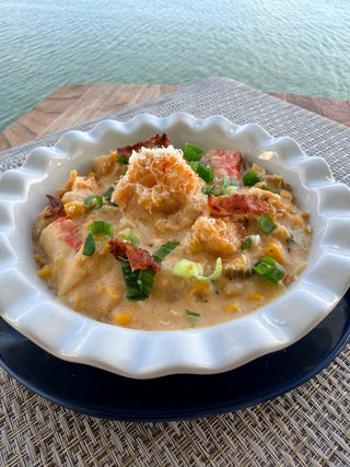 SHRIMPY SEAFOOD CORN CHOWDER