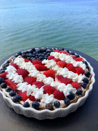 RED, WHITE & BLUE CINNAMON PIE DIP
