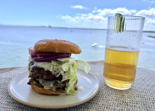 SEXY DAD BOD BANGIN' DOUBLE STACK BURGER